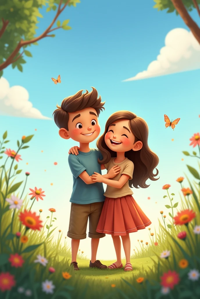 Create an image of true friendship