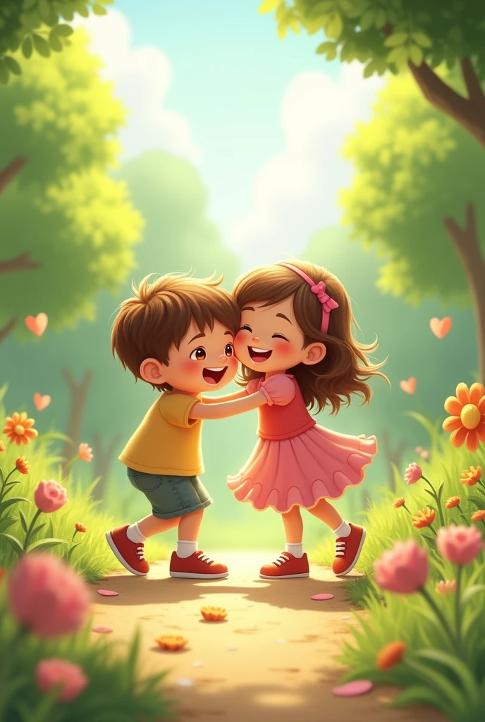 They were inseparable, always playing together and sharing everything.