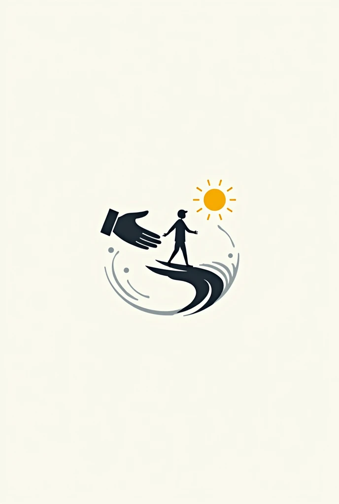 I want a logo for my coaching institute named as "ENGLISH.COM" use some images which shows that teachers will only show you the path , you have to walk on it alone
