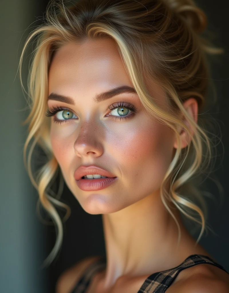 (((best qualityer))), highly detailed, high resolution. 2 female, blondie hair, clear green eyes, fleshy lips, heavy make-up, A perfect luxury woman personifies elegance, sophistication, and an aura of exclusivity that sets it apart. She is in her 30s, exuding the confidence and poise that comes with experience and wisdom. Her physical appearance is impeccable—radiant, radiant skin that appears immune to the passage of time, framed by glossy, perfectly styled hair, perhaps in soft waves or a sleek bun. Os olhos dela, bright and expressive, are often enhanced by the best cosmetics, subtly applied to enhance your natural beauty. She carries herself with the grace of someone accustomed to being admired., your upright posture, Your fluid movements, almost as if floating through life.

