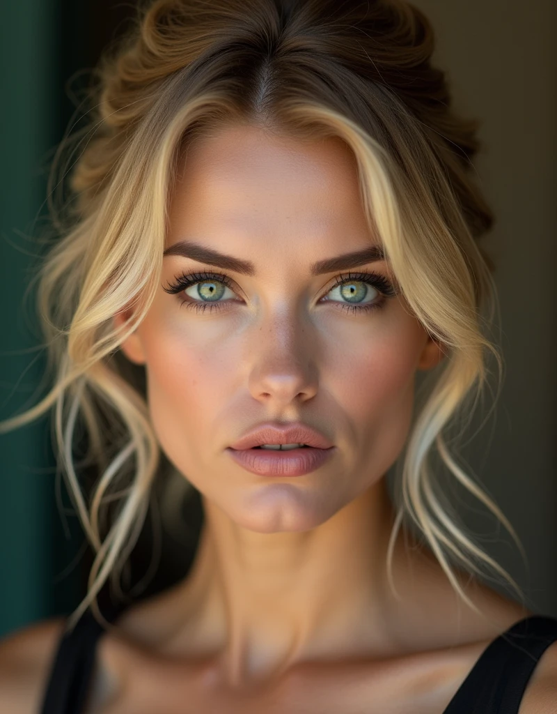 (((best qualityer))), highly detailed, high resolution. 2 female, blondie hair, clear green eyes, fleshy lips, heavy make-up, A perfect luxury woman personifies elegance, sophistication, and an aura of exclusivity that sets it apart. She is in her 30s, exuding the confidence and poise that comes with experience and wisdom. Her physical appearance is impeccable—radiant, radiant skin that appears immune to the passage of time, framed by glossy, perfectly styled hair, perhaps in soft waves or a sleek bun. Os olhos dela, bright and expressive, are often enhanced by the best cosmetics, subtly applied to enhance your natural beauty. She carries herself with the grace of someone accustomed to being admired., your upright posture, Your fluid movements, almost as if floating through life.

