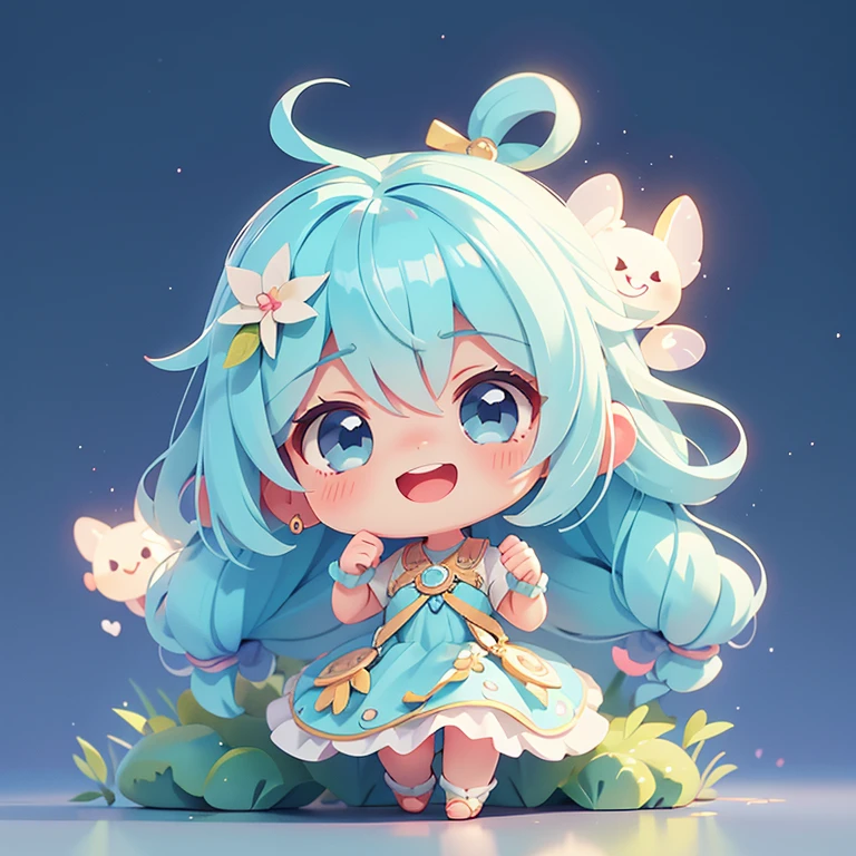 Create a picture of a newborn monster calf., The body is transparent and can be seen through. The image is sharp and detailed., with beautiful colors.. With arms, leg, eyes, mouth, พื้นหลังสีlegว