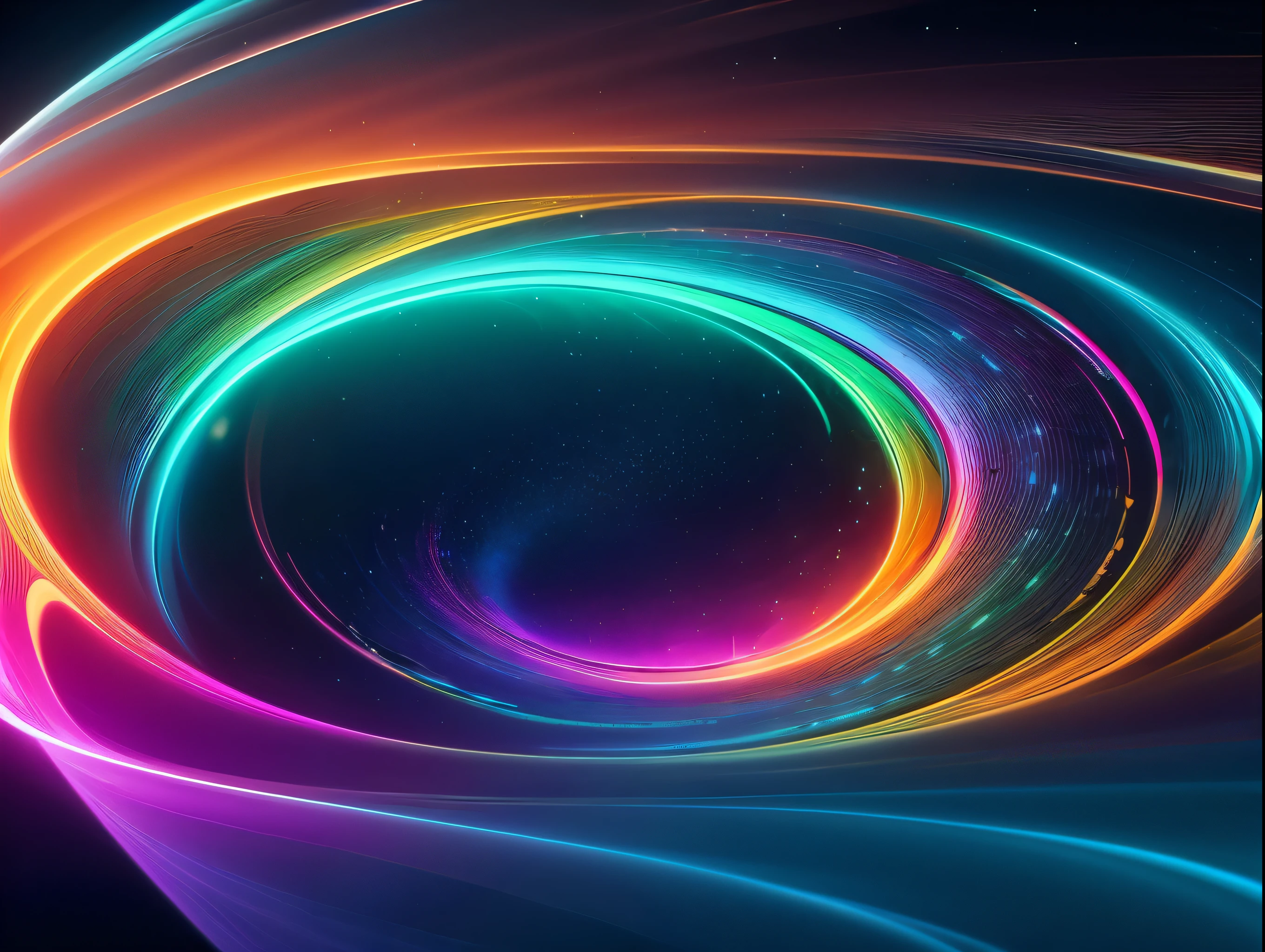a surreal abstract digital artwork, highly detailed and intricate, ethereal flowing shapes and forms, dreamlike atmosphere, vivid neon colors, dramatic lighting, 4k, 8k, high resolution, masterpiece, photorealistic, ultra-detailed, cinematic, mesmerizing, psychedelic, mind-bending, transcendent, mystical, otherworldly
