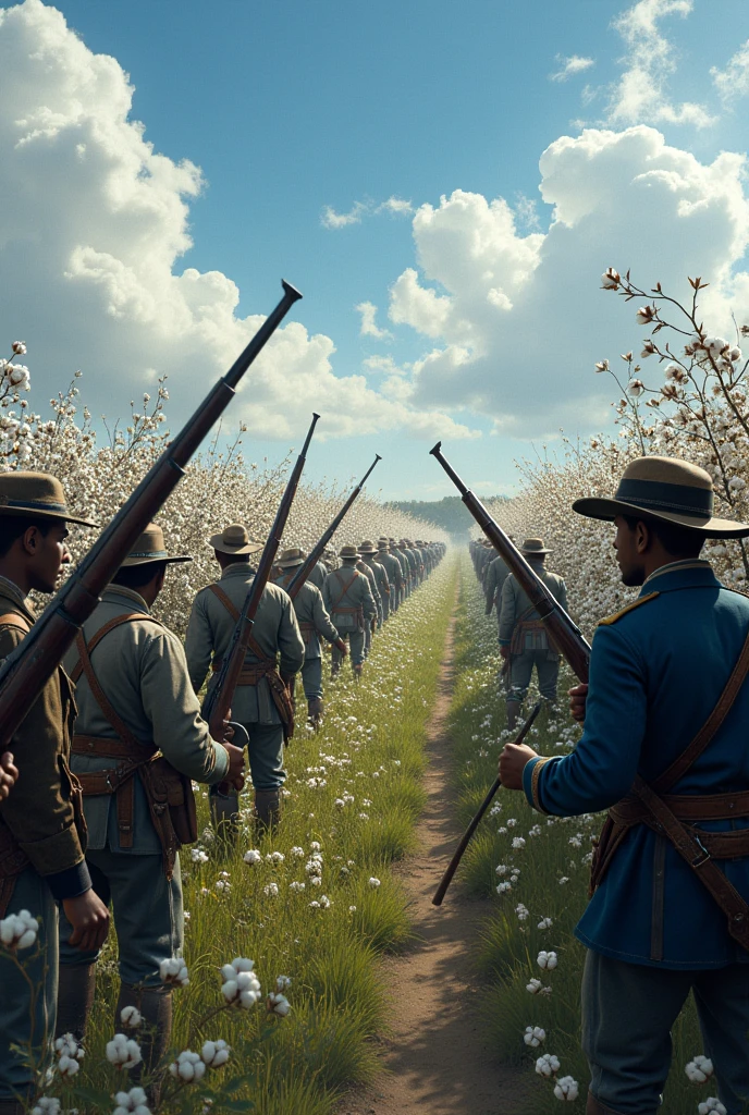 High definition, 8K, hyper-realistic,Stunning images of the American Civil War battlefield, cinematic style, realistic, HD, 8K, --auto --s2