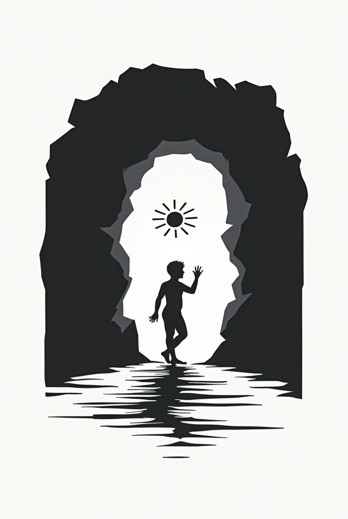 logo related to the myth of the cave
