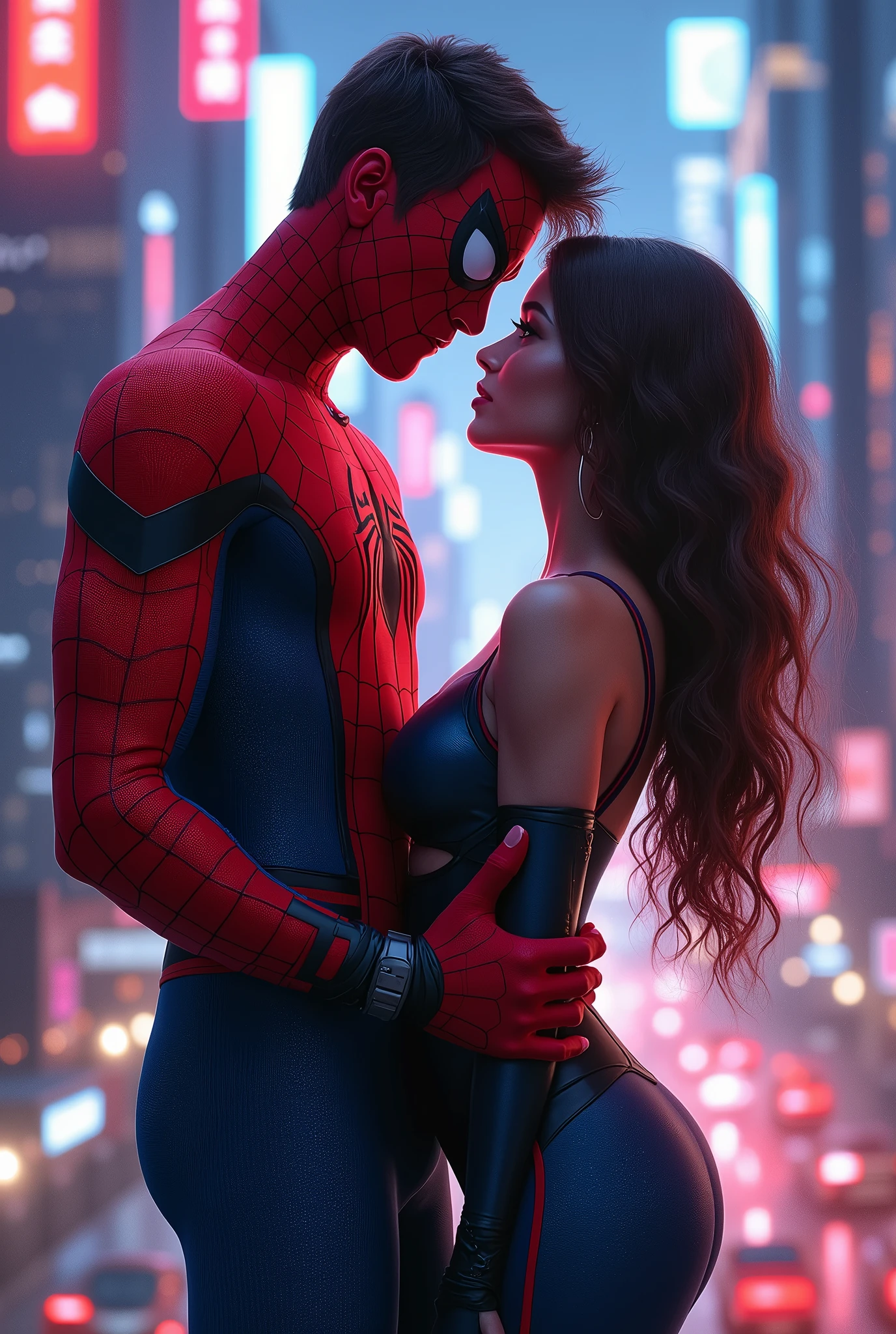 Spiderman couple