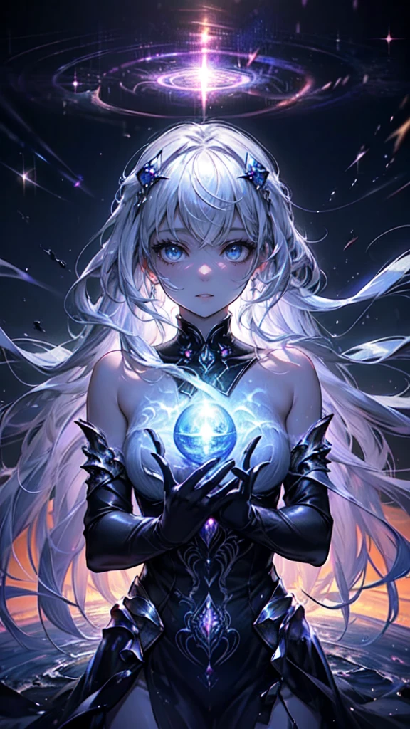 (masterpiece,of the highest quality、8K ),Insanely detailed, Caustics,One beautiful pale girl,Clear Crystal Face,Hollow eyes,(bio punk :1.3),(Matte Color,solid color :1.3),Cold look,instability, flat-colors, Decadent, listless,An atmosphere where time stops, Abstract background,Fractal Art ,darkness,(psychedelic colors:1.3),Sitting on the sofa、Biopunk background、instability, Geometric,Upper body ,long lashes、nothingness、Eyes without light、Hyper realistic, Perfect Anatomy ,Attractive