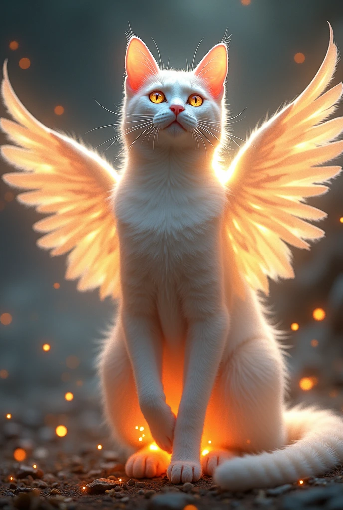 Angel　Cat　god々Shii　god秘的　Wings are growing　