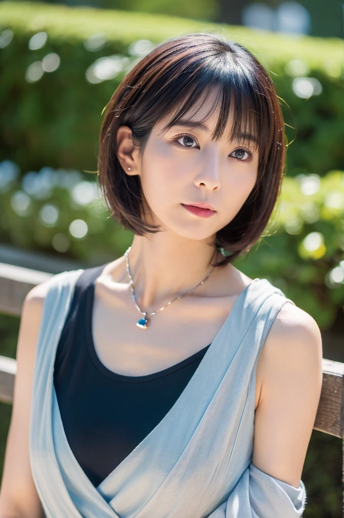(Highest quality、8k、32K、masterpiece、Hmph:1.2)、Photo of beautiful Japan woman in her 30s、Mature Woman、very short hair、short hair、Shortcuts、Upper Body、necklace、Shooting from above、Don't look at the camera、(Realistic、Photorealistic:1.37)、1 girl、Photographed in natural light、Physically Based Rendering、Excellent image quality、High resolution、1080P、(Detailed facial depiction)、(Detailed description of the hands)、(Detailed CG)、Rich details、(exquisite features)、(Best image quality)、(masterpiece)、(Beautiful Eyes)、Delicate clavicle、Various poses、profile、White wall、In front of a white door、(窓のあるWhite wallの部屋)、Earrings、Laughter、Spring Clothes、((Long sleeve dress))