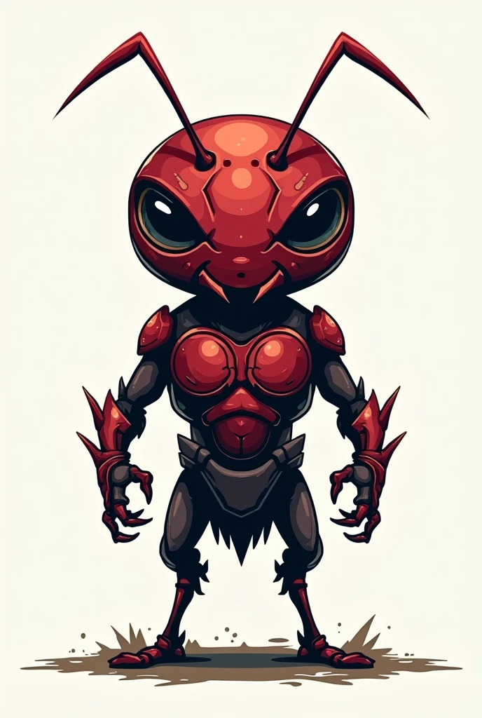 A logo sporting an ant dressed as Kratos