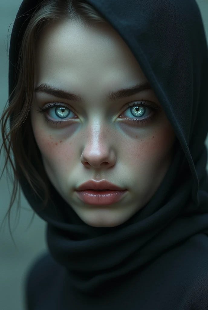 Only the Silver Eyes semi realistic style