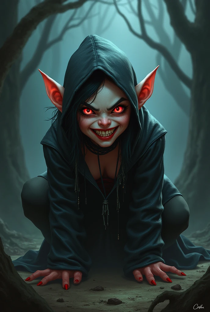 A naughty evil elf uncensored