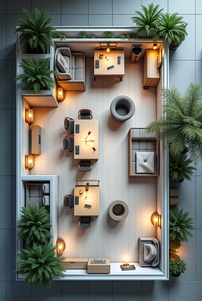A large vacant office floor for rent with available furniture for real office use, not virtual, in a high-rise building in Ho Chi Minh City.
 