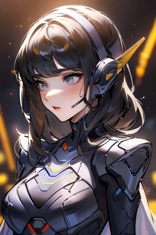 (masterpiece),(Highest quality),(Super detailed),(Best illustrations),(Best Shadow),(Absurd),(Detailed Background),(so beautiful), 16K, 8K, 4K,(Best Shadow),empty eyes,robotization,woman ,big bust,Robot Joint ,Metal skin,Black Suit,long hair,a black suit that covers the whole body,robot mermaid