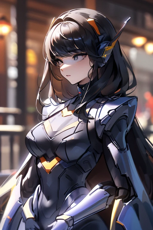 (masterpiece),(Highest quality),(Super detailed),(Best illustrations),(Best Shadow),(Absurd),(Detailed Background),(so beautiful), 16K, 8K, 4K,(Best Shadow),empty eyes,robotization,woman ,big bust,Robot Joint ,Metal skin,Black Suit,long hair,a black suit that covers the whole body,robot mermaid