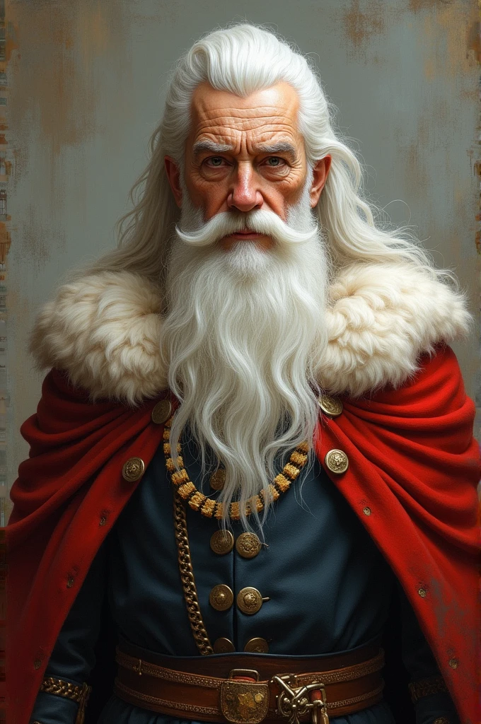 White hair
King
Male