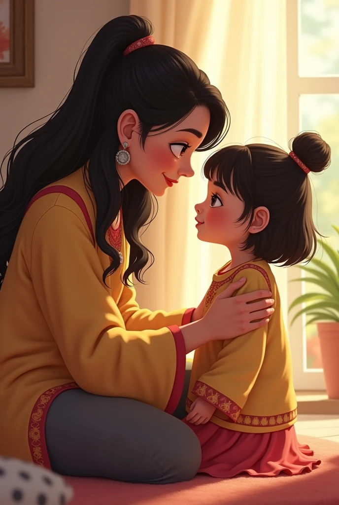 Ayan, being older, was protective of Maya and always ensured she was safe. 