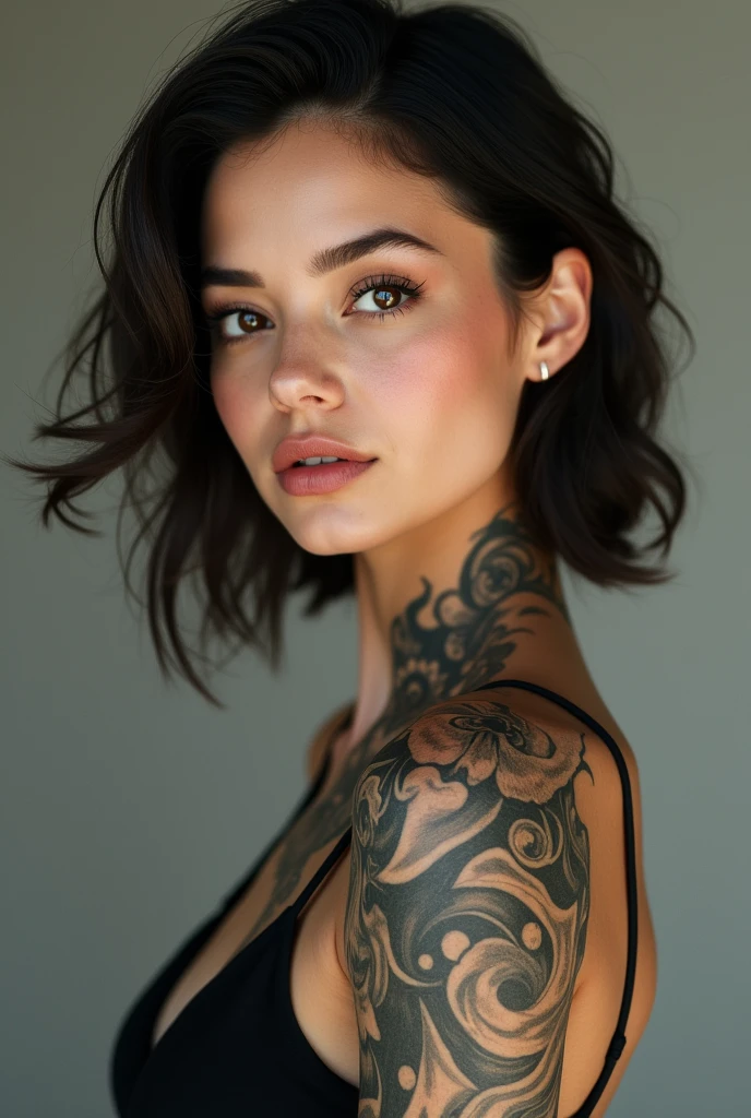 Woman with a tattoo