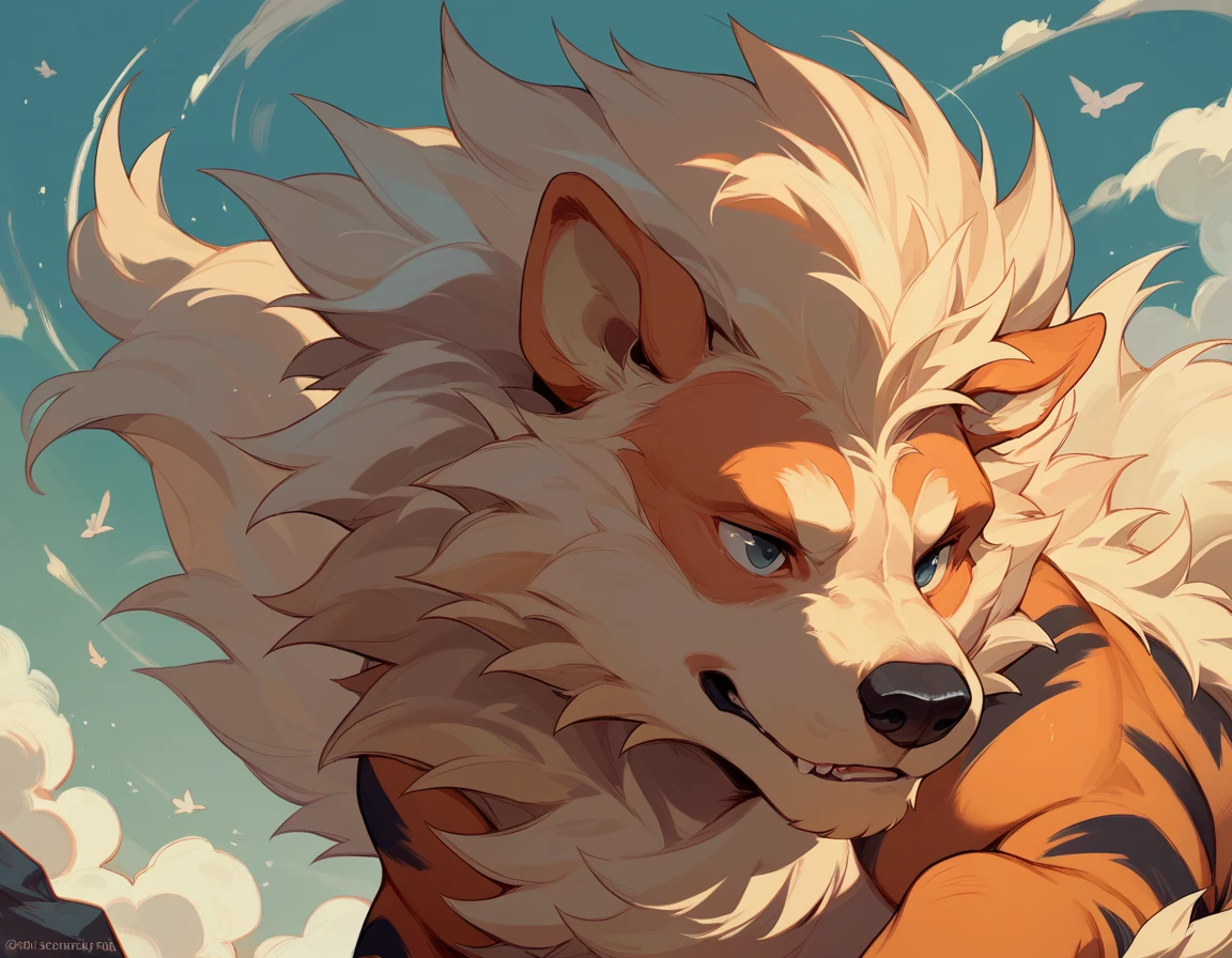 Arcanine,feral,solo