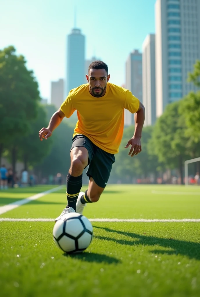 William Bonner playing football