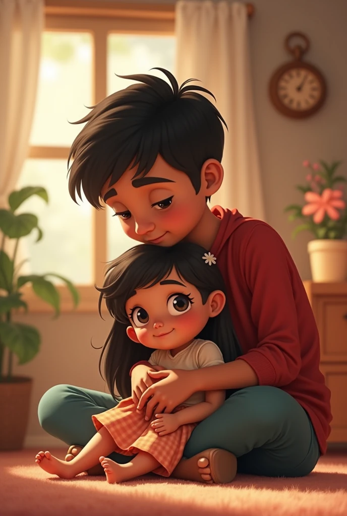 Ayan, being older, was protective of Maya and always ensured she was saf