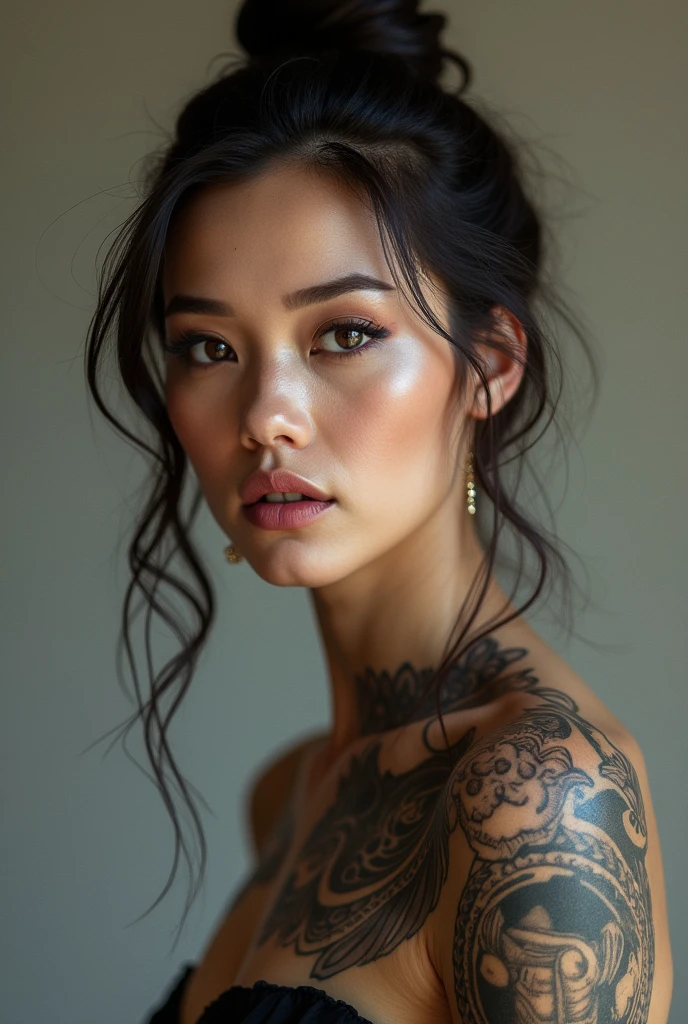 Woman with a tattoo