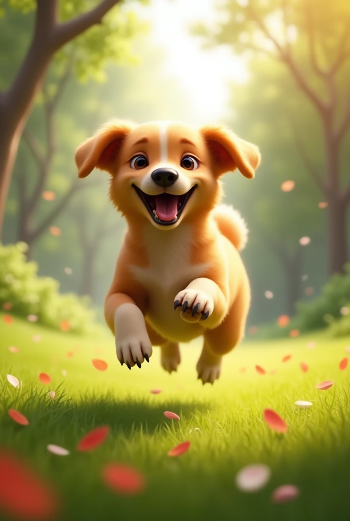 dog playing