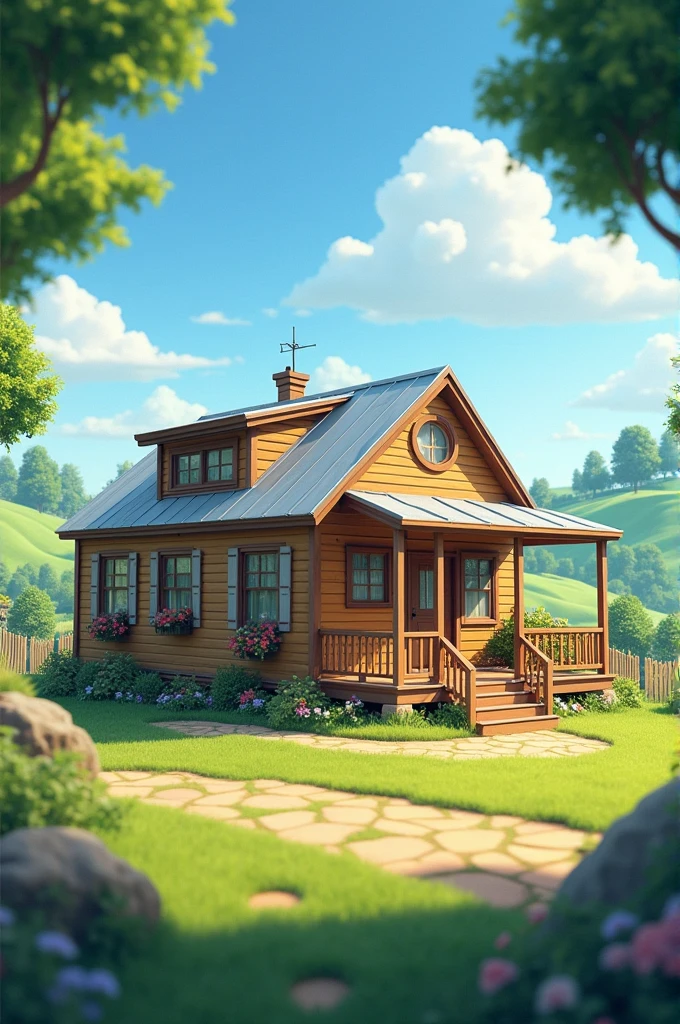 Mobile home without wheels