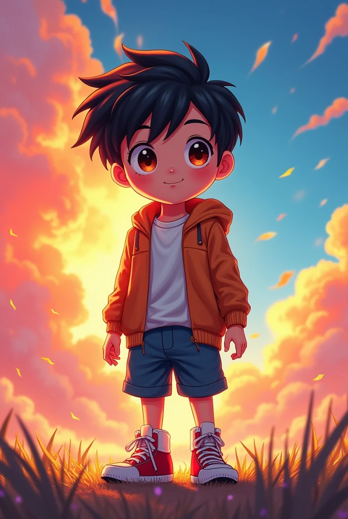 One boy motivation in Instagram logo anime