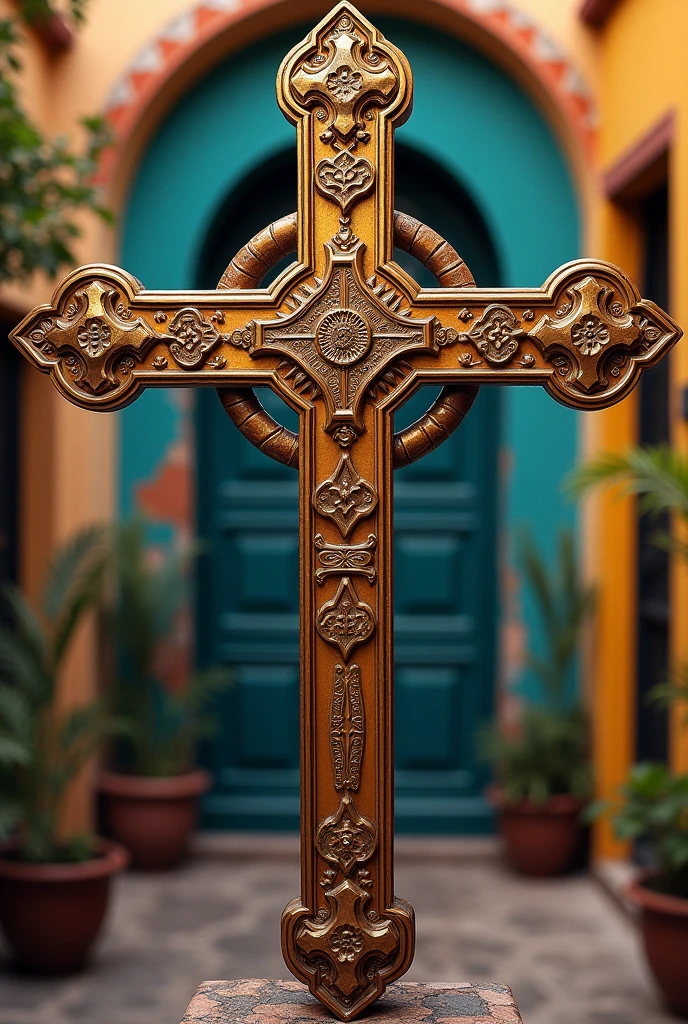 Logo of a Church of Christ in the city of Ixil, Yucatan