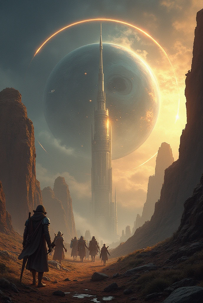 **2000 years ago, There was an explosion in the universe, which created various planets. One of them called Adeliah Forgisly. It has the concept of being a very advanced civilization because its planetary shape is like a ring and a tower in the middle that makes the consulate visible., where the most important decisions of the nation are made. Our inhabitants are: The Gorils, They are half human and half gorilla beings., They are strong creatures and do the heavy work., They have mythical weapons and are always ready for war.. Then we have the Felandis, These beings are fairies, They have unique abilities with unexpected skills, They were ancient hunters because of their incredible speed. Ashrelis these beings have the ability to speak and understand the stars, Their skill and intelligence allows them to be a strategic people., so they are very adaptable. And finally we have the Lanorians, They are very strong wizards, They are very strong and capable of creating anything. These creatures had a great life, All of its species lived together very well., They helped each other, They had peace. But one day invaders from an unknown land arrived with the intention of taking over this beautiful planet.. The Gorils inmediatamente actuaron en defensa, However, the other species were not prepared, Then the Gorils began to guide and give instructions on how to act..**

--- The first hours of the attack were chaotic. The invaders, equipped with unknown technology, They broke into the planetary ring, destabilizing the balance and causing panic among the inhabitants of Adeliah Forgisly. The Gorils, With his strength and determination, formed a first line of defense, fighting bravely to contain the enemy advance. However, The invaders&#39; tactics were effective and they began to overcome the initial defenses..

Los Felandis, although fast and cunning, They found themselves at a disadvantage due to lack of preparation. Their natural hunting skills are not 