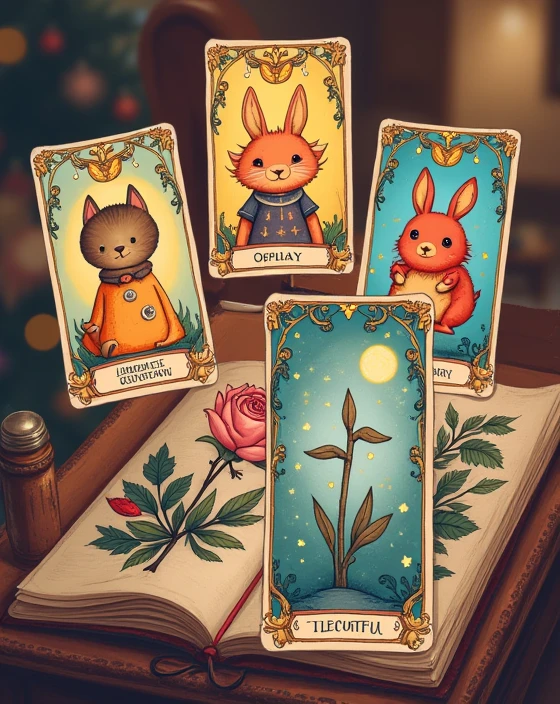 Tarot cards cute