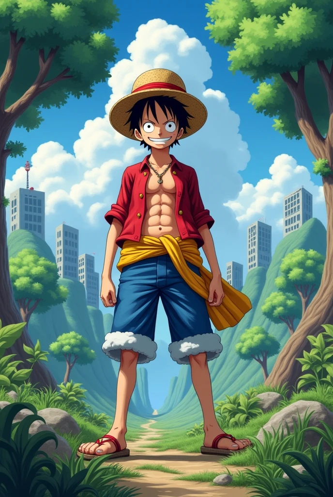 Luffy in Naruto universe