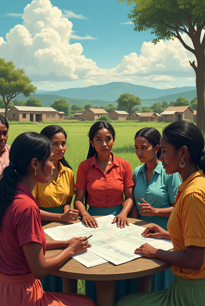 Women from the village initiated efforts to obtain funding and resources for the power plant. 