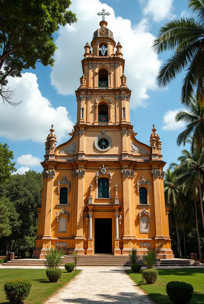 The words around must say in spanish "Iglesia de Cristo Ixil Yuc"