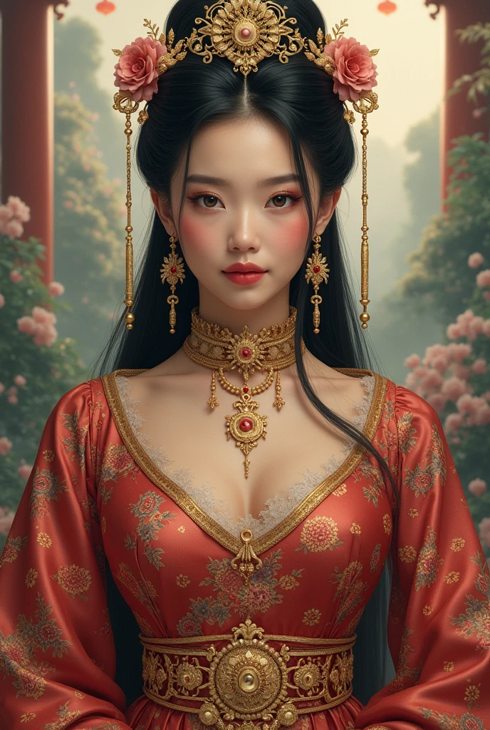 Ariana Grande dressed as a Chinese princess