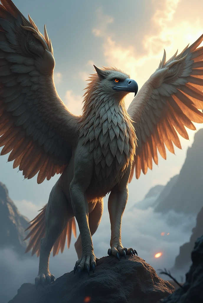 image of griffin design by AI