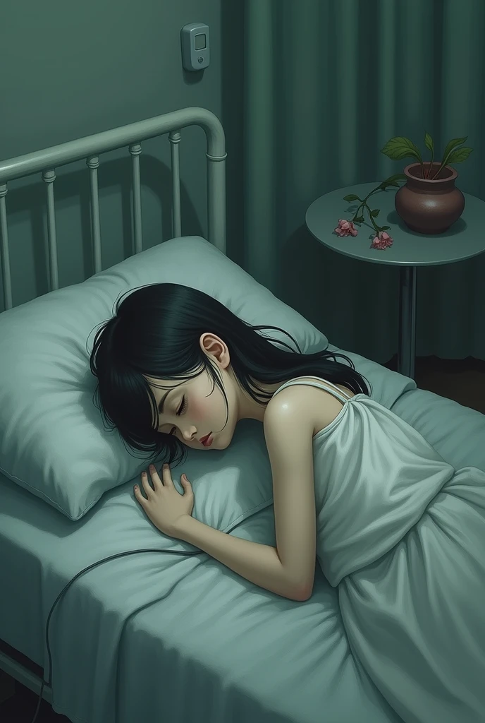 The girl died due to coronavirus.