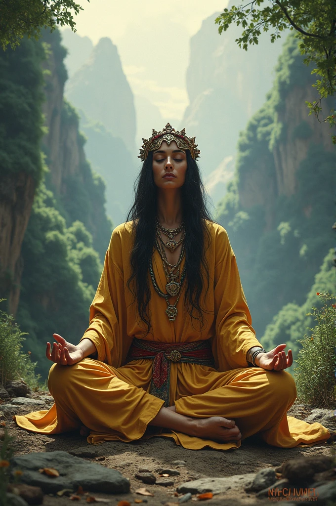 Show pictures of shamans meditating, using breathing techniques