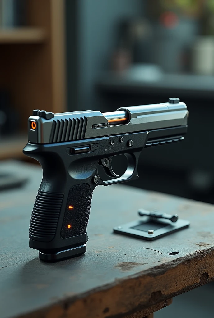 Pistol Oiler、Near future、Simple Background、Overlooking