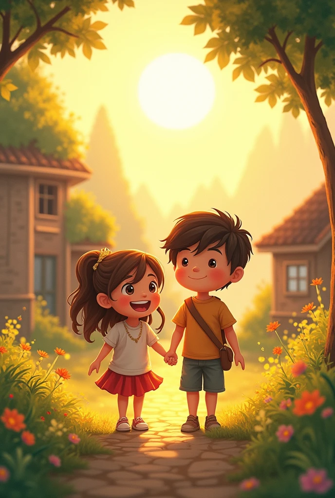brother and sister  সাহসিকতা এবং একে অপরের প্রতি ভালবাসা তাদের গ্রামে আনন্দ নিয়ে আসে এবং তারা "আলোর অভিভাবক" হিসাবে পরিচিত হয়। 