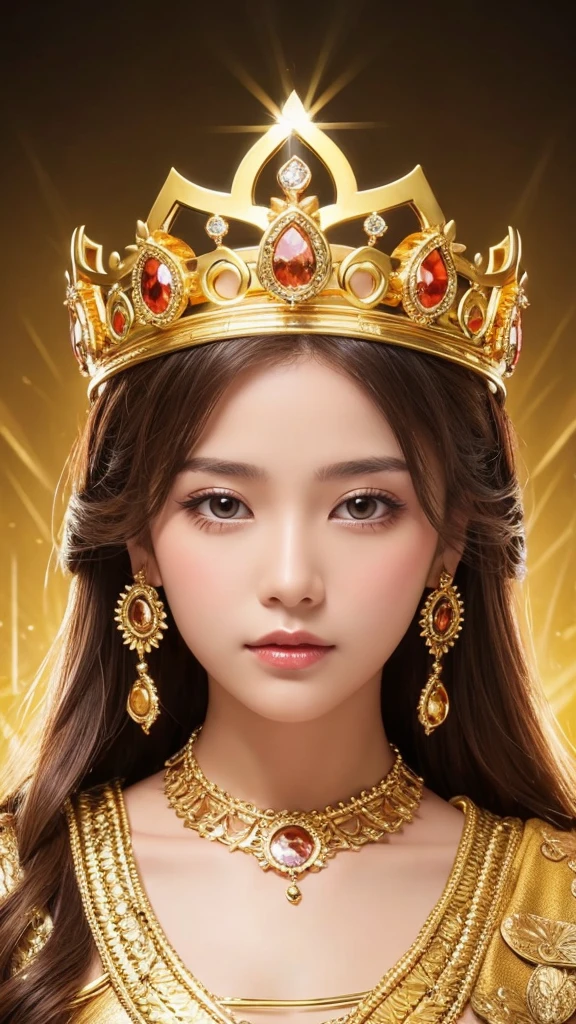 Goddess gold Gorgeous background crown