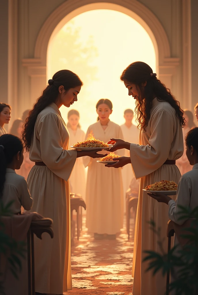Serving others 
