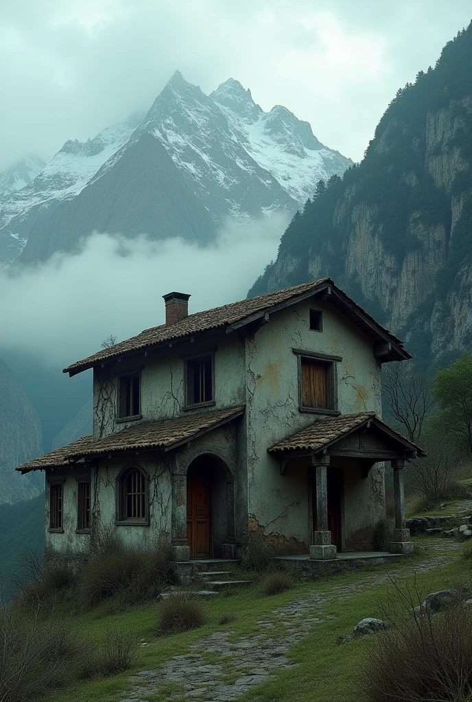 An old Colombian house in the mountains and very scary