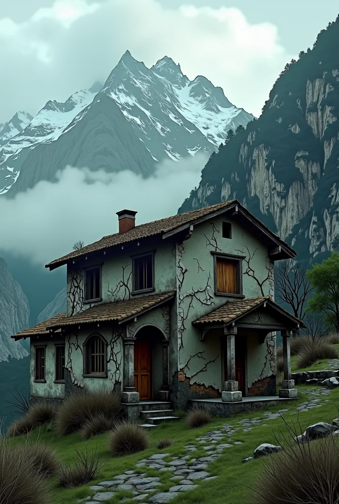 An old Colombian house in the mountains and very scary