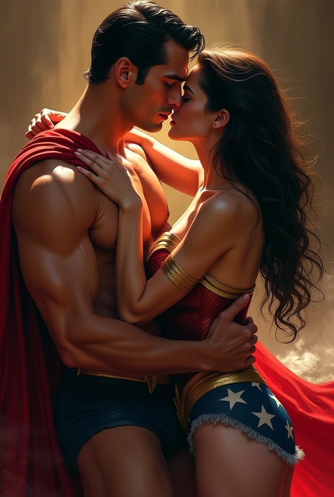Super Men having sex with Wonder Woman 
