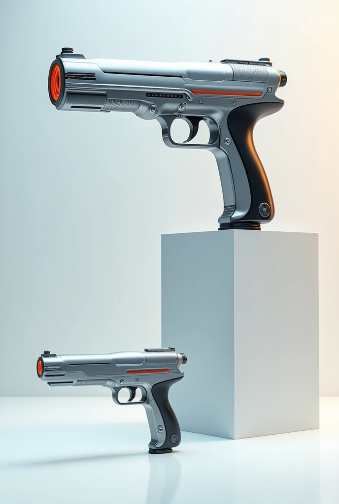 Oil Feeder Gun,Near future、Simple Background、Multiview