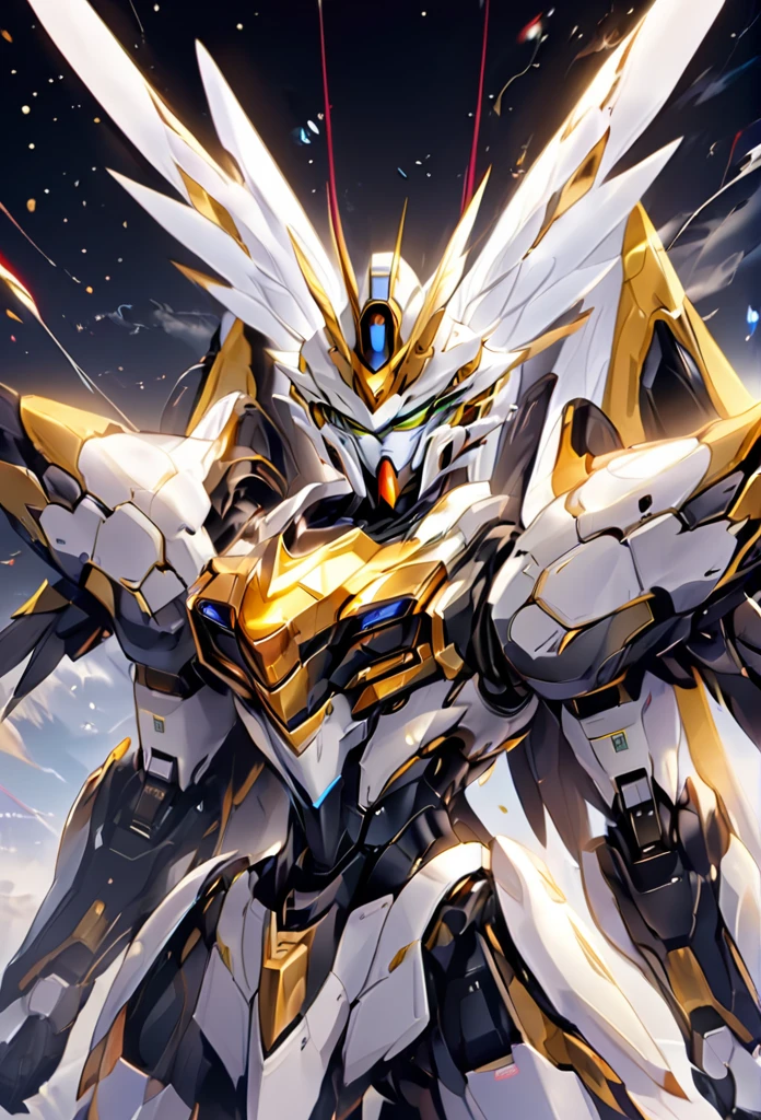 Sky,Angel,Humanoid Machine,Wing Gundam Type 0 modification,