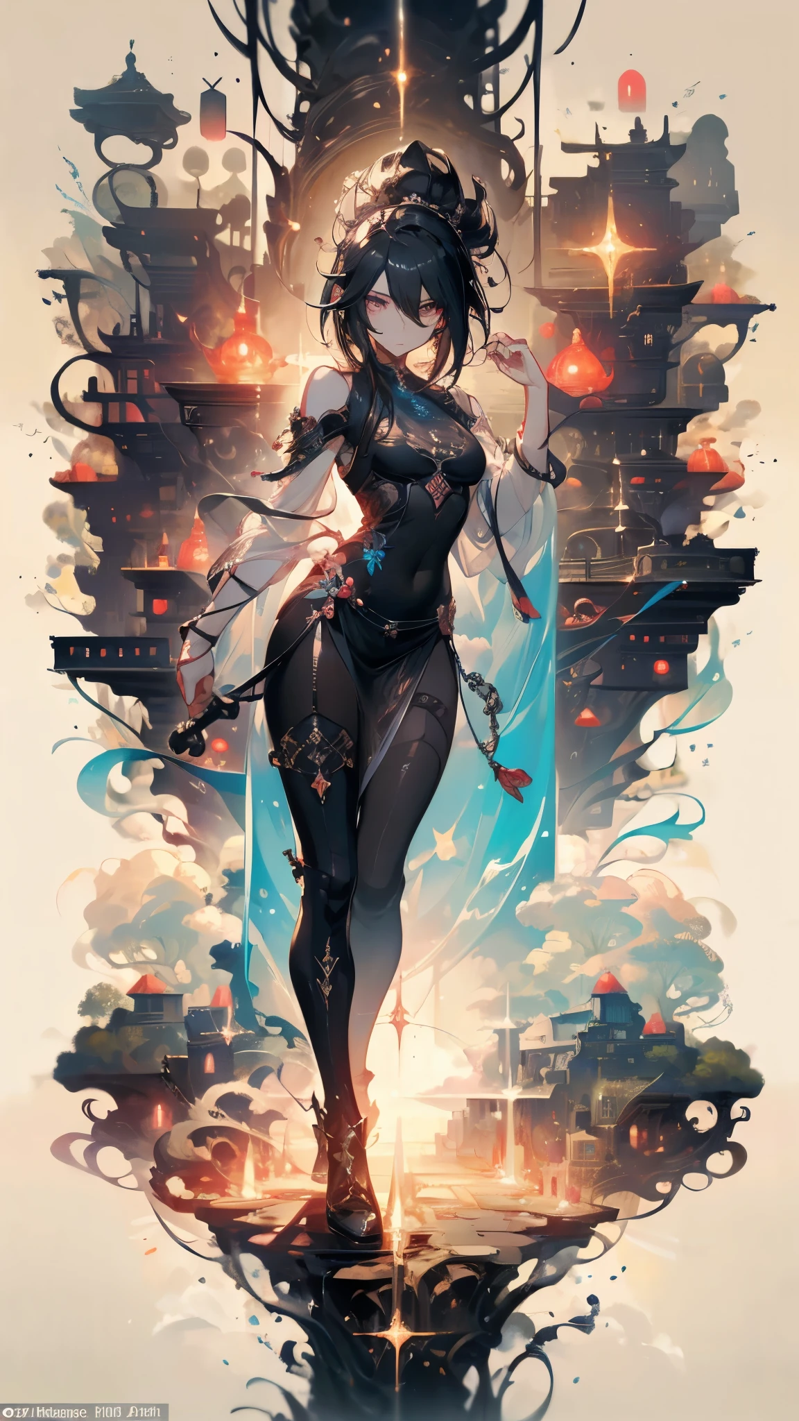 ((masterpiece, best quality)), Epic battlefield atmosphere,Black Myth,Journey to the West,Delicate face,Depicting a beautiful destiny,Pigsy,Short flowing hair,whole body,Standing picture,Sparkling eyes,Perfect body proportions,sexly