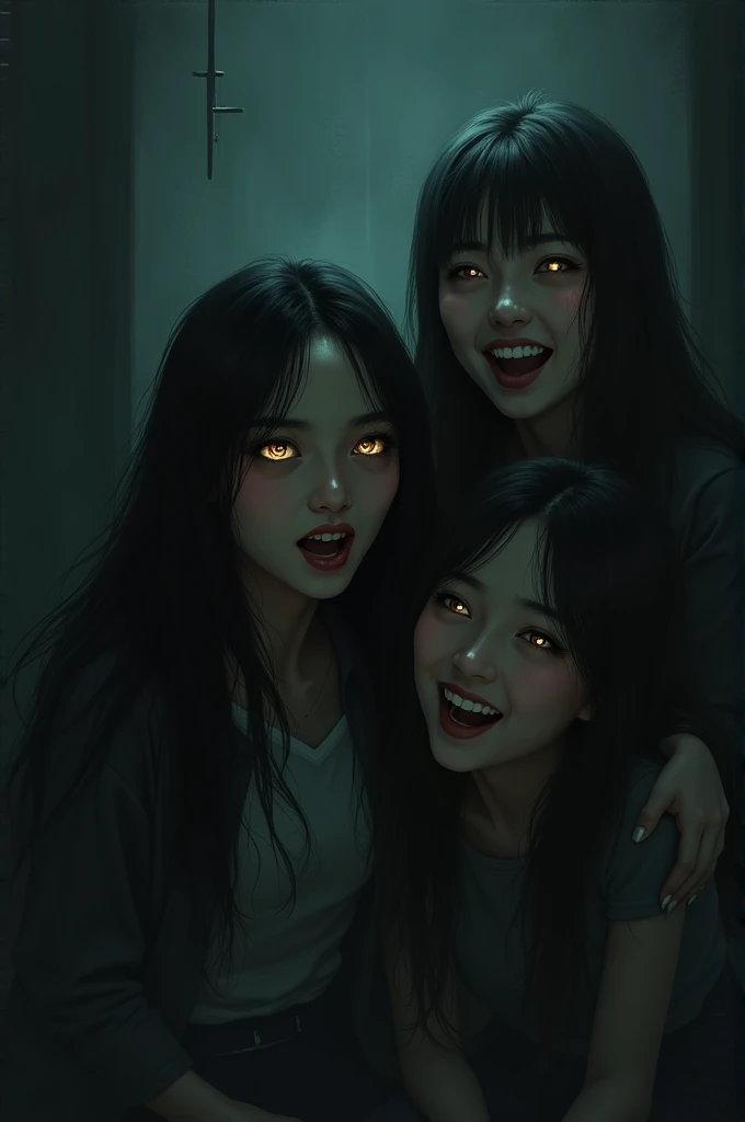 Danger women laughing